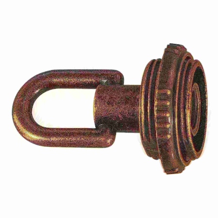Midwest Fastener 1/8IP Antique Brass Loops 3PK 64716